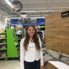 Galina bei der Arbeit