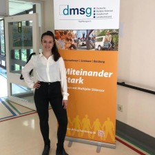 Emma-Maria bei der Arbeit