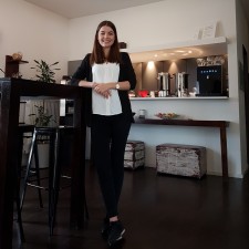 Laura bei der Arbeit