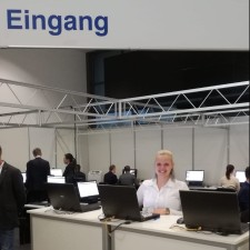 Lea bei der Arbeit