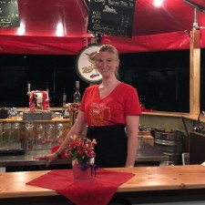 Maria bei der Arbeit
