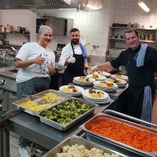 Gökmen bei der Arbeit