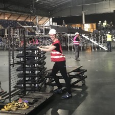Elisabeth bei der Arbeit