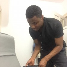 Elhadj Boubacar bei der Arbeit