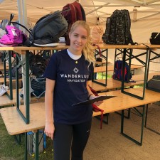 Christin Maria bei der Arbeit