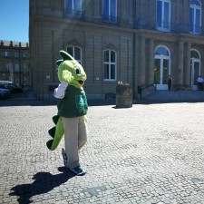 Friederike bei der Arbeit