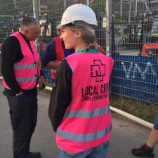 Helene bei der Arbeit