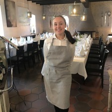 Tanja bei der Arbeit
