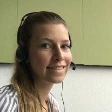 Viktoria Beate bei der Arbeit