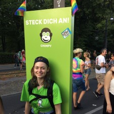Thea Katharina bei der Arbeit