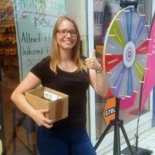 Valerie bei der Arbeit