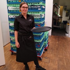 Maite bei der Arbeit
