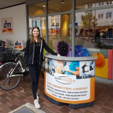 Laura bei der Arbeit