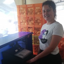 Anastasia bei der Arbeit