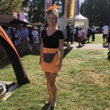 Tamara bei der Arbeit