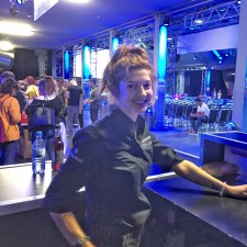 Katharina Annika bei der Arbeit