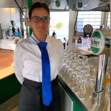 Oksana bei der Arbeit