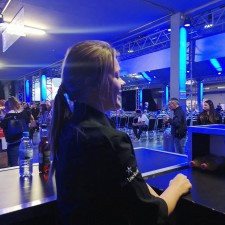 Anna bei der Arbeit