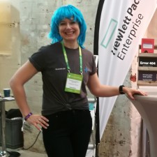 Katharina bei der Arbeit