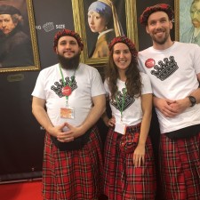 Lisa arbeitet als Messehostess auf der Messe
