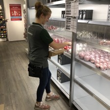 Greta Sophie bei der Arbeit