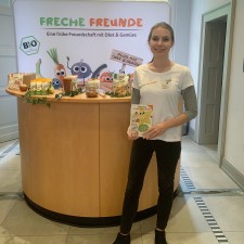 Fabienne bei der Arbeit