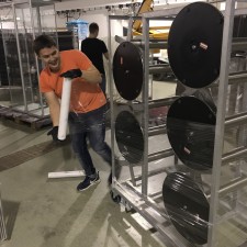 Christoph bei der Arbeit