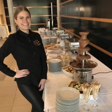 Sophia bei der Arbeit