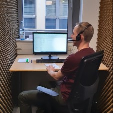 Martin bei der Arbeit