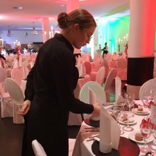 Jana bei der Arbeit