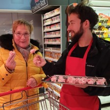 Falko bei der Arbeit