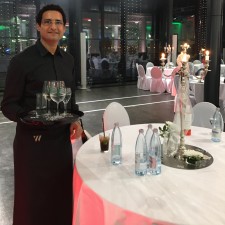 Chiheb bei der Arbeit