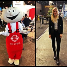 Kristina bei der Arbeit