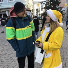 Anika bei der Arbeit
