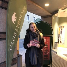 Vivien bei der Arbeit