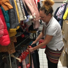Viola bei der Arbeit
