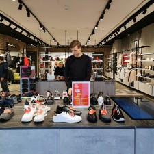 Nikolas bei der Arbeit