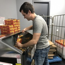 Maximilian bei der Arbeit