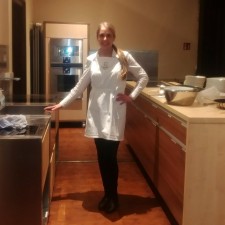 Marina bei der Arbeit