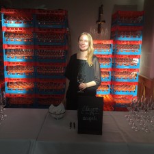 Pia bei der Arbeit
