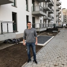 Matej bei der Arbeit