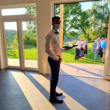 Jonathan Bruno bei der Arbeit