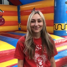 Maja bei der Arbeit