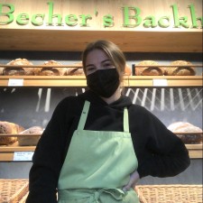 Melina bei der Arbeit