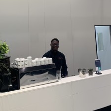Hubrich Bombar bei der Arbeit