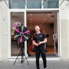 Niclas bei der Arbeit