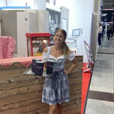 Sophia bei der Arbeit