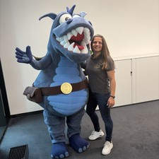 Vanessa bei der Arbeit