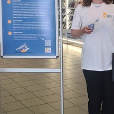 Sarah Meike bei der Arbeit