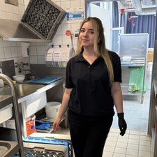 Kamile Rümeysa bei der Arbeit